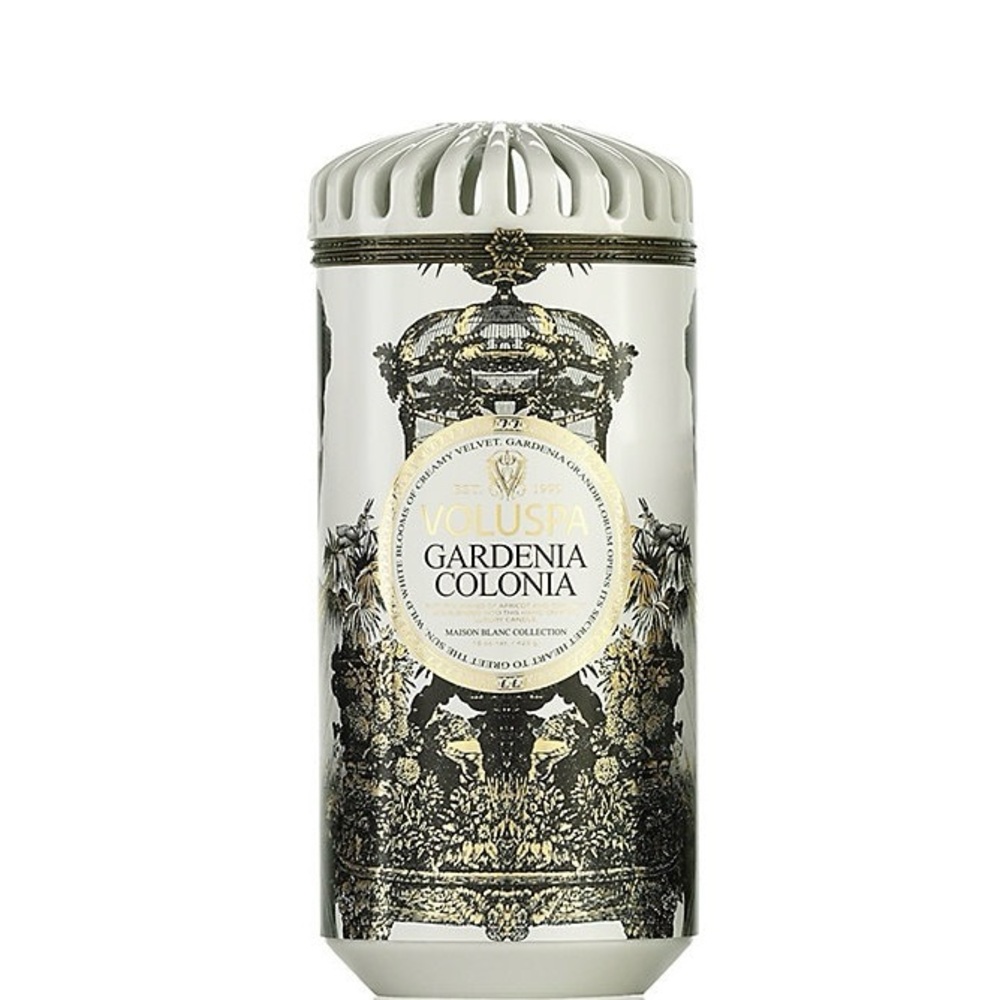 Voluspa Gardenia Colonia Candle in Glass Jar- NWOT